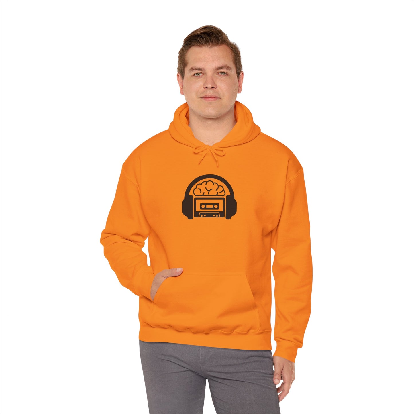 Music Brain Unisex Heavy Blend™ Hooded Sweatshirt