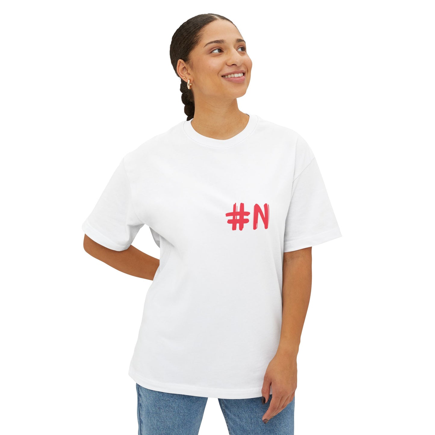LET'S F*#N GO Unisex Oversized Boxy Tee #N, Comfy Casual Tee, Gift for Friends, Everyday Wear, Summer Style, Relaxed Fit Shirt
