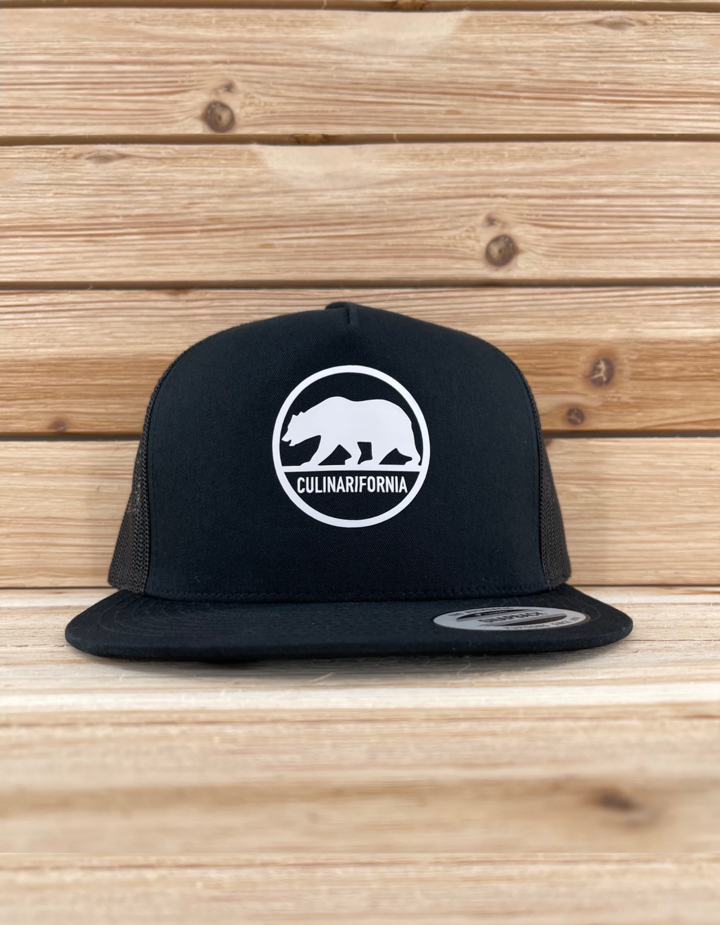 Culinarifornia 5 Panel Classic Trucker Hat Flat Bill