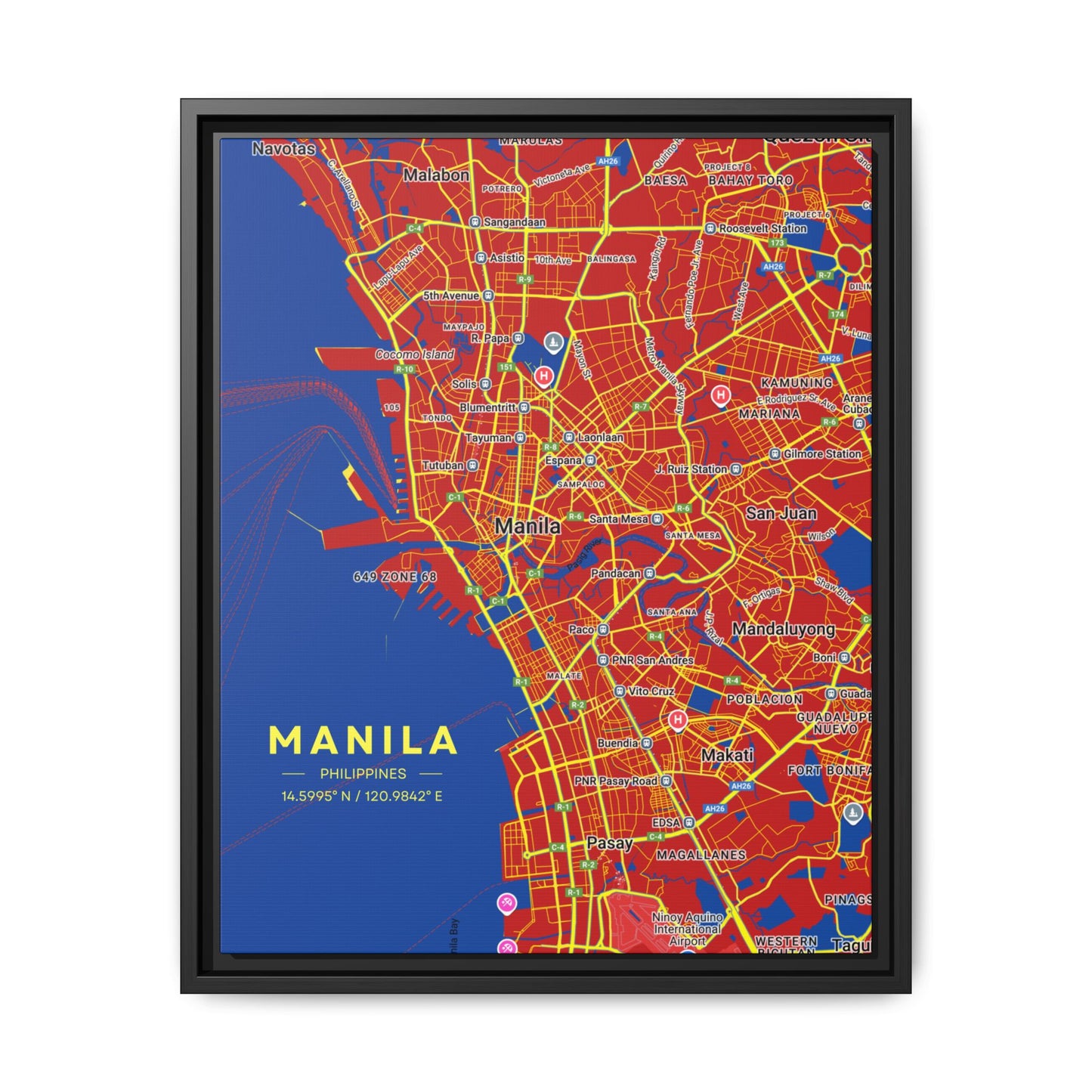 Manila map