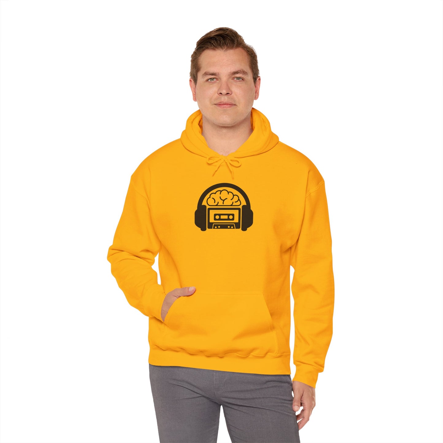 Music Brain Unisex Heavy Blend™ Hooded Sweatshirt