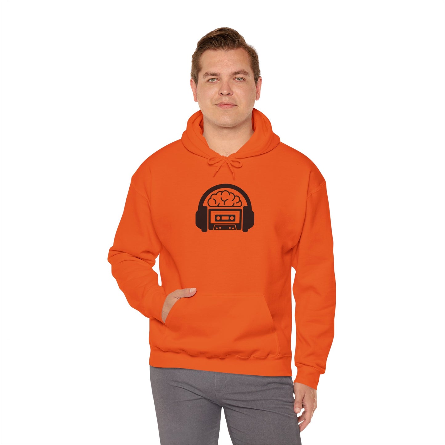 Music Brain Unisex Heavy Blend™ Hooded Sweatshirt