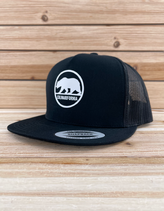 Culinarifornia 5 Panel Classic Trucker Hat Flat Bill