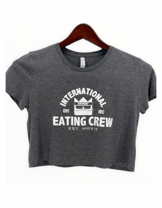 Flowy Crew Neck Crop Top- Grumpus Foodie International Eating Crew