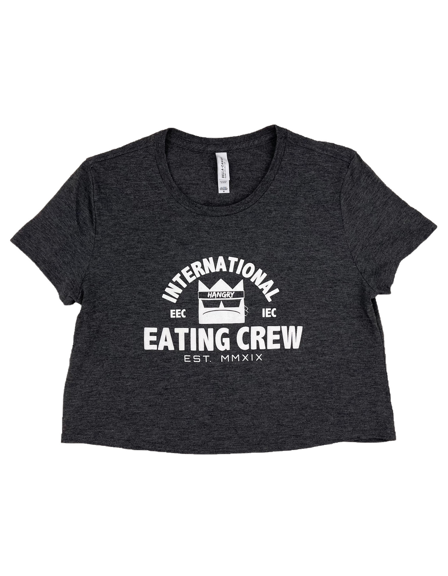 Flowy Crew Neck Crop Top- Grumpus Foodie International Eating Crew