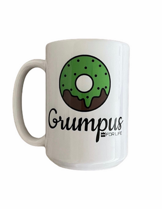 Large Ceramic White Mug- Grumpus for Life