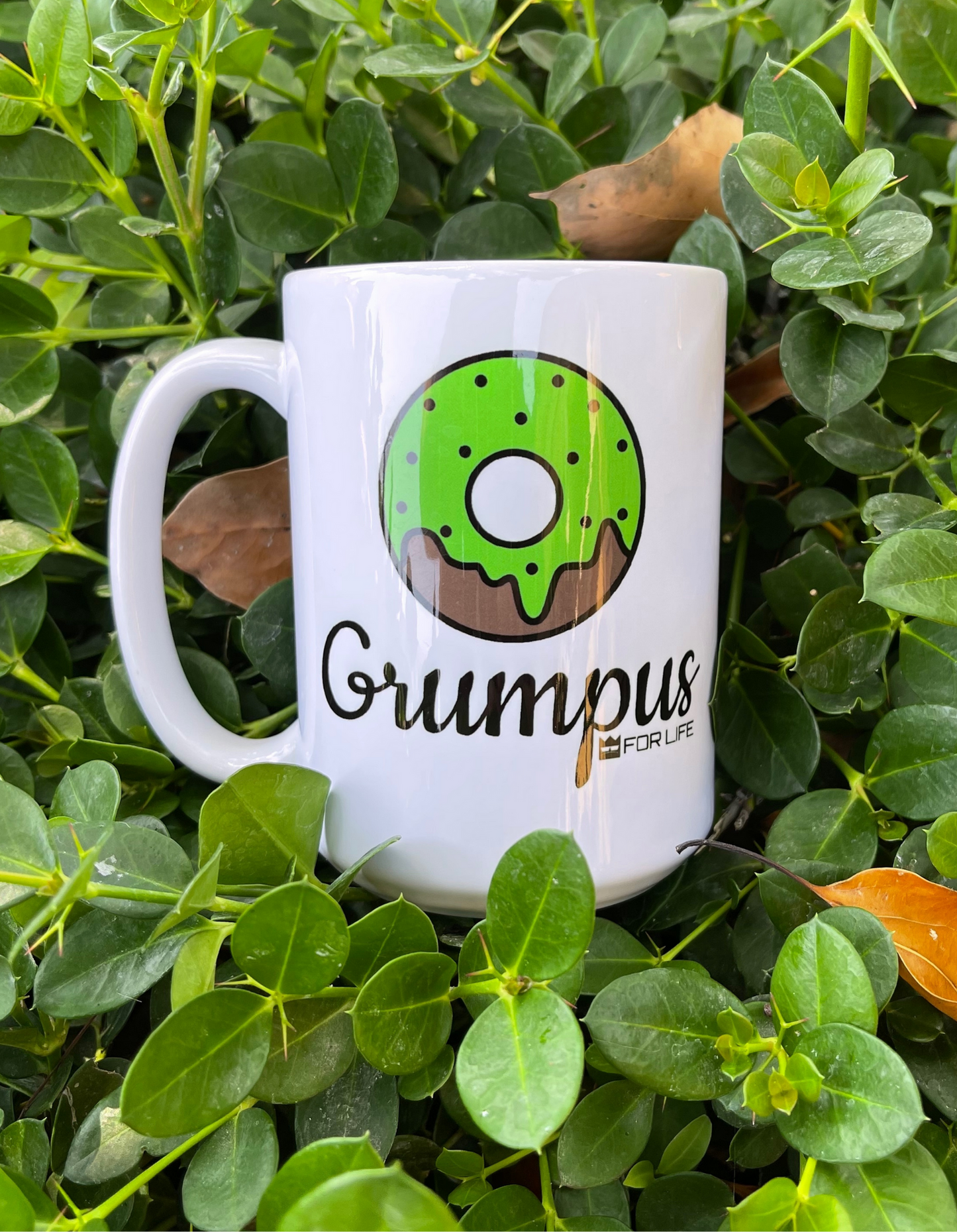 Large Ceramic White Mug- Grumpus for Life